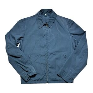 VTG Weintraub Bros Mens Black Patriot Army‎ Windbreaker Tactical 36L